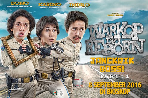 9/9 #WarkopDKIReborn R #BC1 12:45 14:45 16:45 18:45 20:45 #BC2 13:00 15:00 17:00 19:00 21:00 Mal Pekalongan Lantai 2