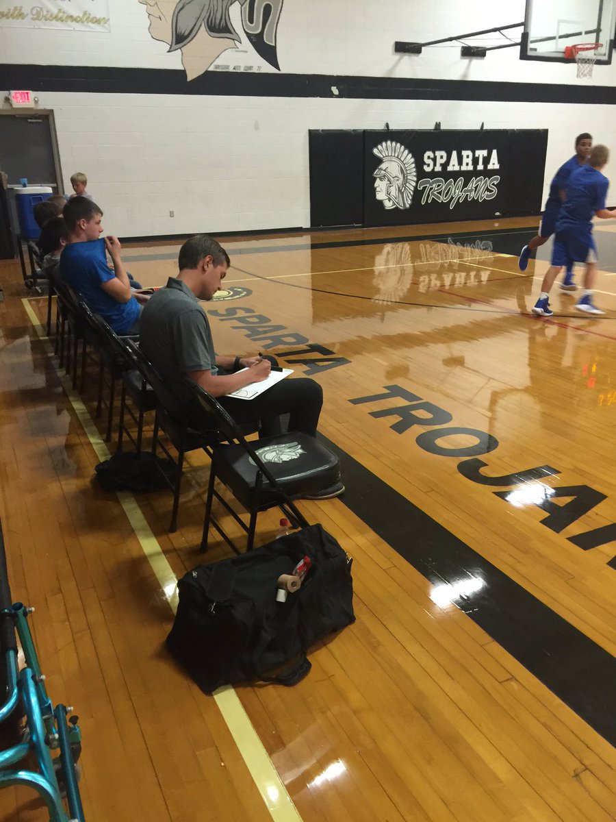 SpartaMiddle's tweet photo. Great to see former student-athlete @BallinCollin34 helping the next generation of @SHSathletics007 #proudteacher https://t.co/VSOQS9lL5O
