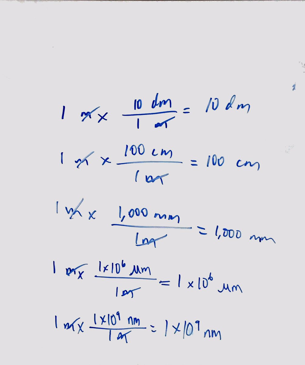 BB_chem's tweet photo. Useful metric conversions. Know all your prefixes from nano to giga!!!  #SIunits https://t.co/9O6IVSBINu