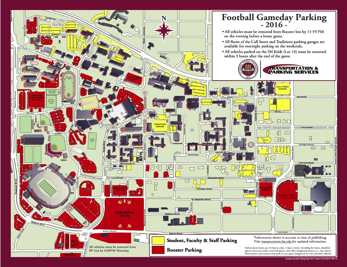 Fsu Football Parking Lots 2025 Catharina