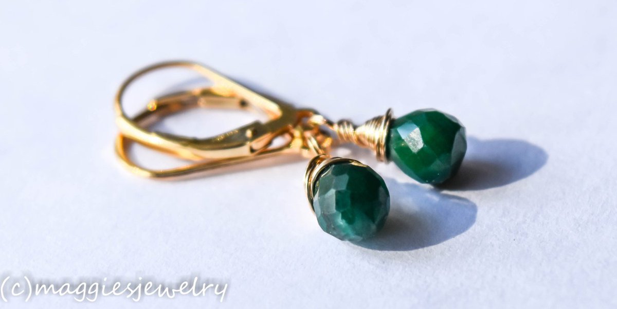 maggieshartel's tweet photo. ON SALE Emerald Earrings, 14k Gold Filled Genuine Emerald Earr… https://t.co/DCDrCWt6wZ #EtsyCIJ #WireWrappedEarring https://t.co/LGz8lFKqae
