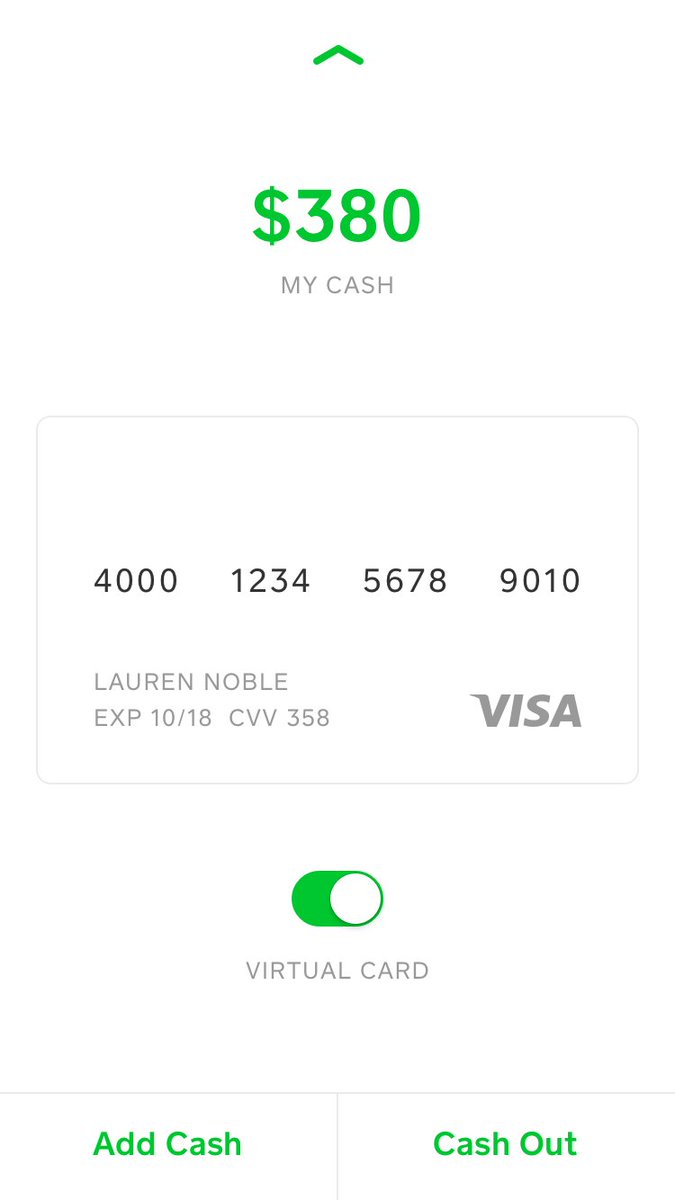 Cash App Auf Twitter Cash Now Has A Free Virtual Visa Number So You Can Pay For Things With Any Money You Keep In The App