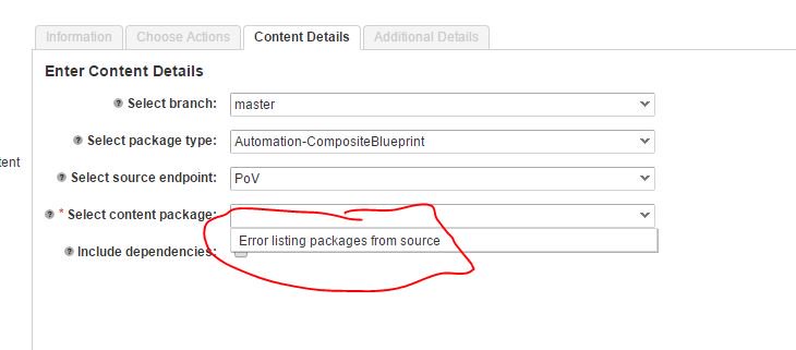 SteveSchofield's tweet image. #CodeStream if you get this error with code stream, clear out IaaS creds. Don&apos;t need in #vra7 @virtualMBW
