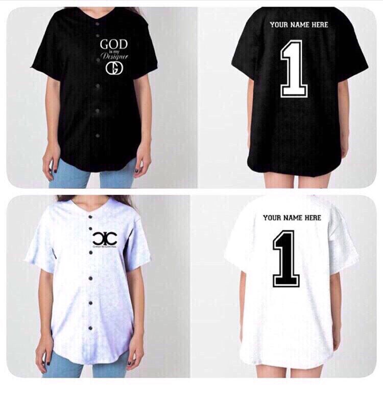MRCLEAN81's tweet photo. TAKING PRE ORDERS NOW!! #GodIsMyDesigner & #ChristInControl BASEBALL JERSEY. MALE/FEMALE $35. CUSTOM JERSEY $50 https://t.co/vGMsXIaMJw