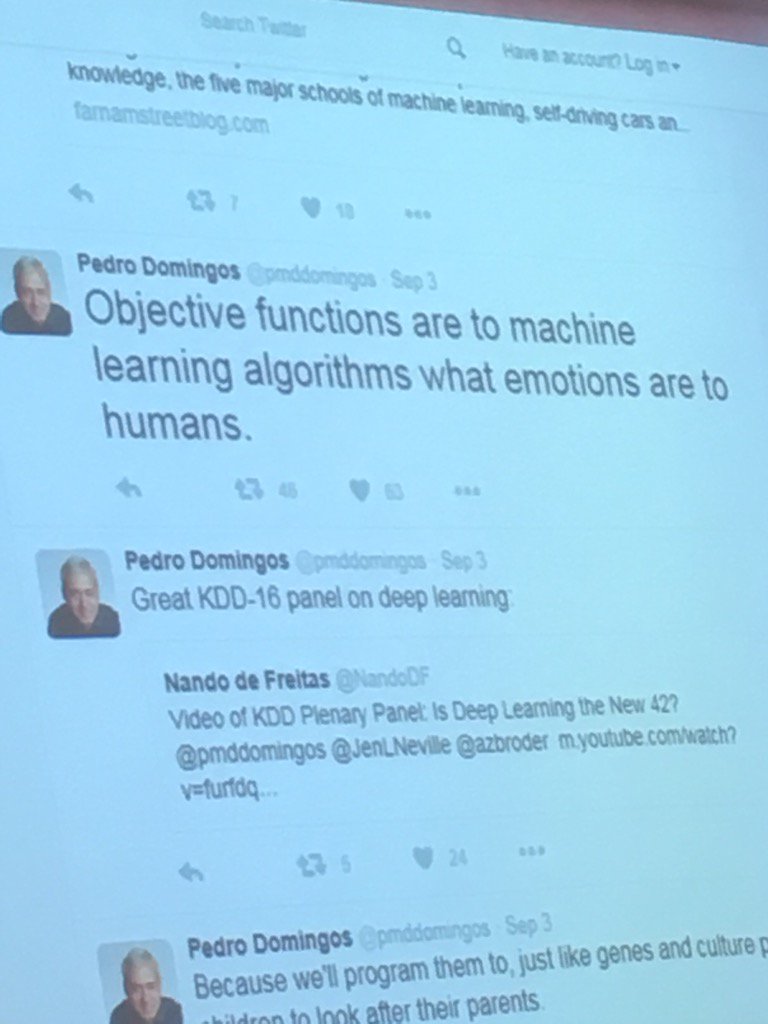 rcgalbo's tweet image. @StatsInTheWild &quot;everyone has a different loss function&quot; in ML terms #predictiveanal