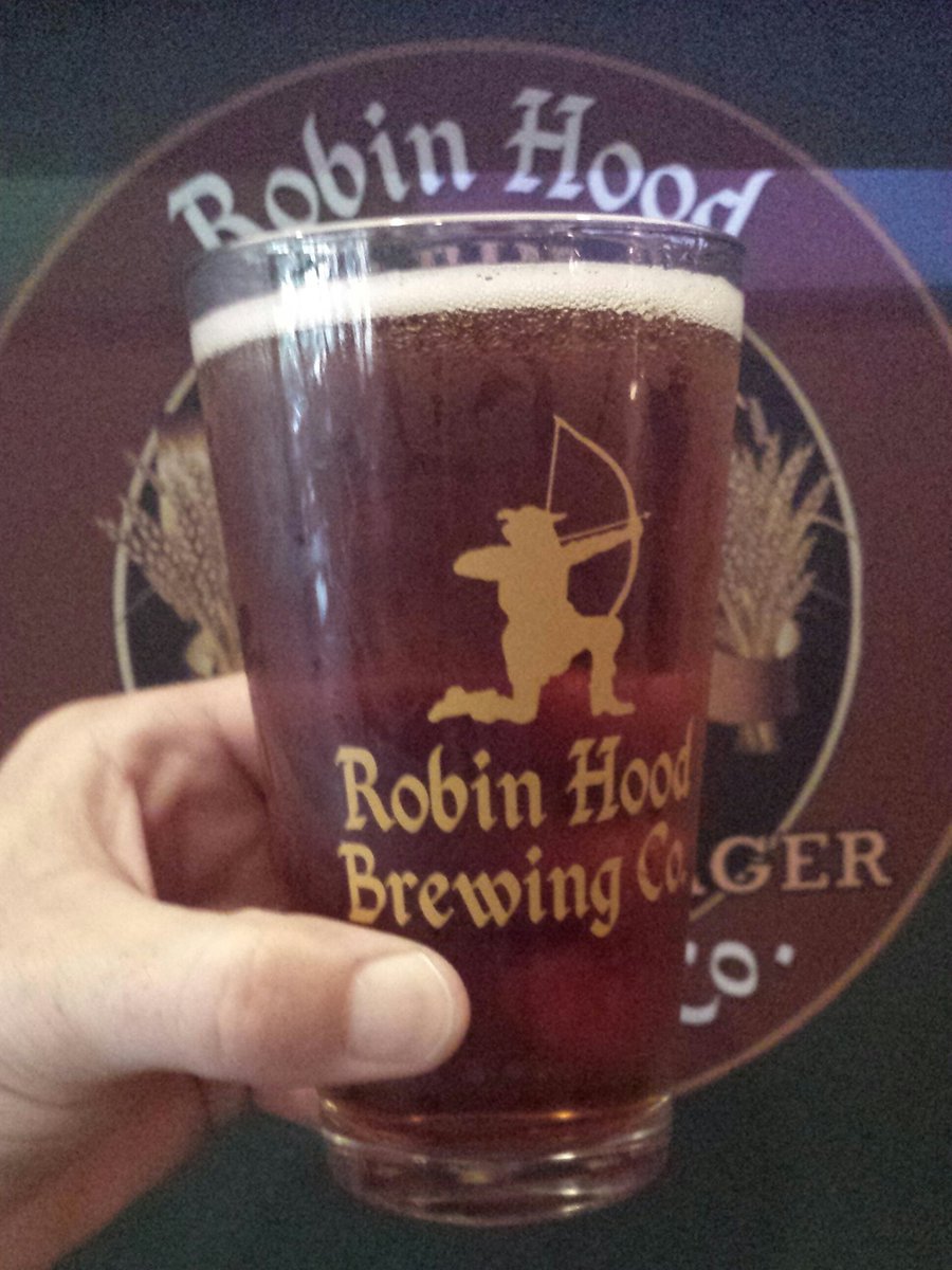 AlexDoehrer's tweet photo. Ich bin ein Robinschlager #Oktoberfest #Lager now on tap @RobinHoodBrewCo https://t.co/vNHJ3XrMg1