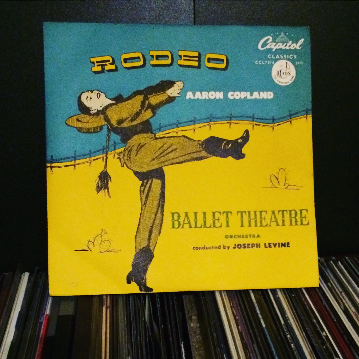 AlanJGregory's tweet photo. Rodeo, or "The Courting at Burnt Ranch" is the most frequently performed American ballet, apparently #discogsSPIN https://t.co/4734u35pSW