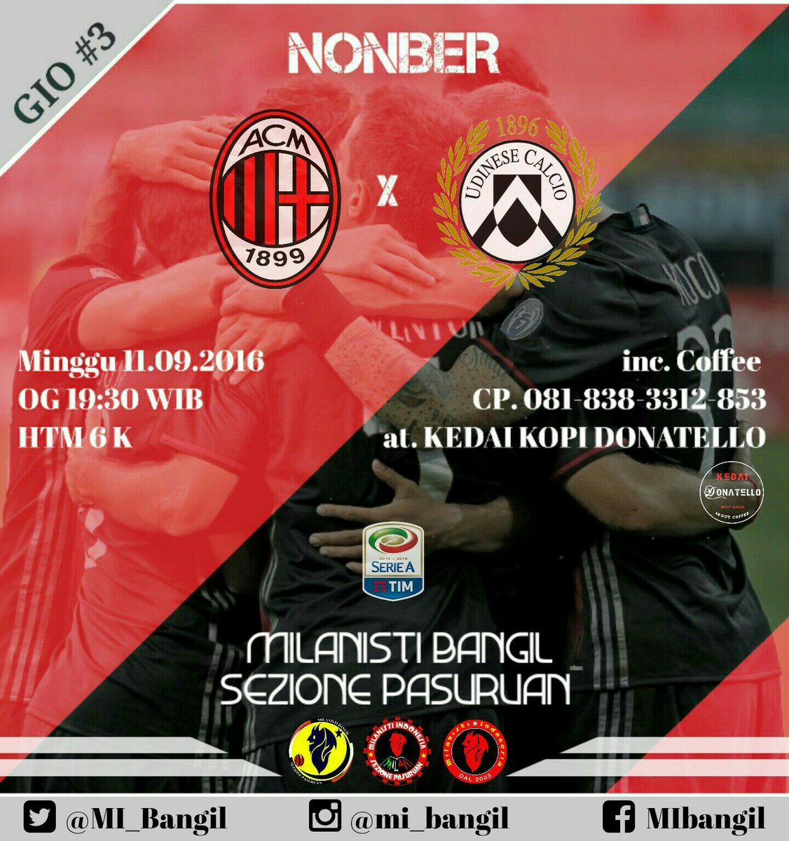 MI_Bangil's tweet photo. | NONBER |
#Gio3 #MilanUdinese #milanistibangil #sezpasuruanraya #forzamilan
@RossoneriFreak https://t.co/GIOliVXWv4