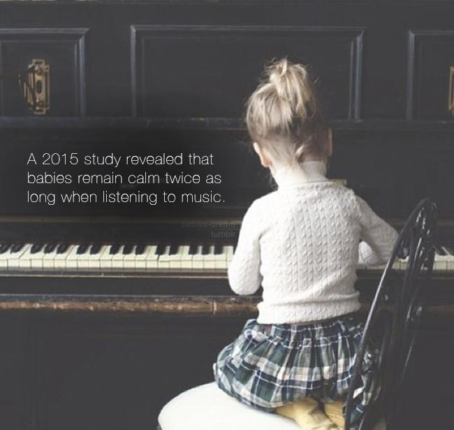 HealingNotesPFF's tweet photo. Fact: Babies are soothed by the sounds of #music more than anything else. https://t.co/P6FNXKKq0o