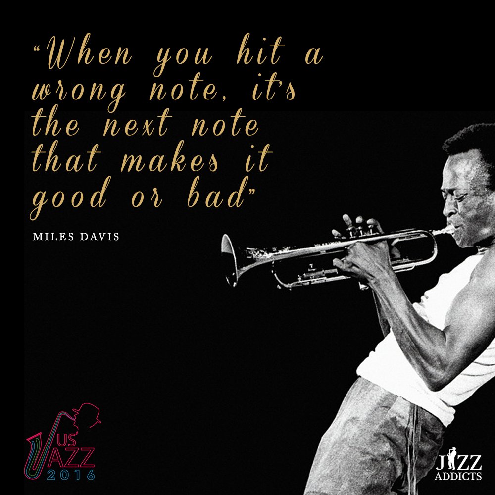 Jazz_Addicts's tweet photo. Couldn't have said it better. The #legend of #MilesDavis.

#JazzAddicts #Jazz #Music https://t.co/S2lAklv04c