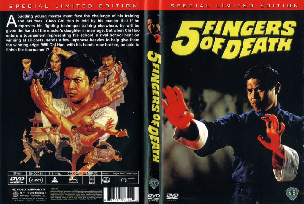 bruce lee five fingers of death