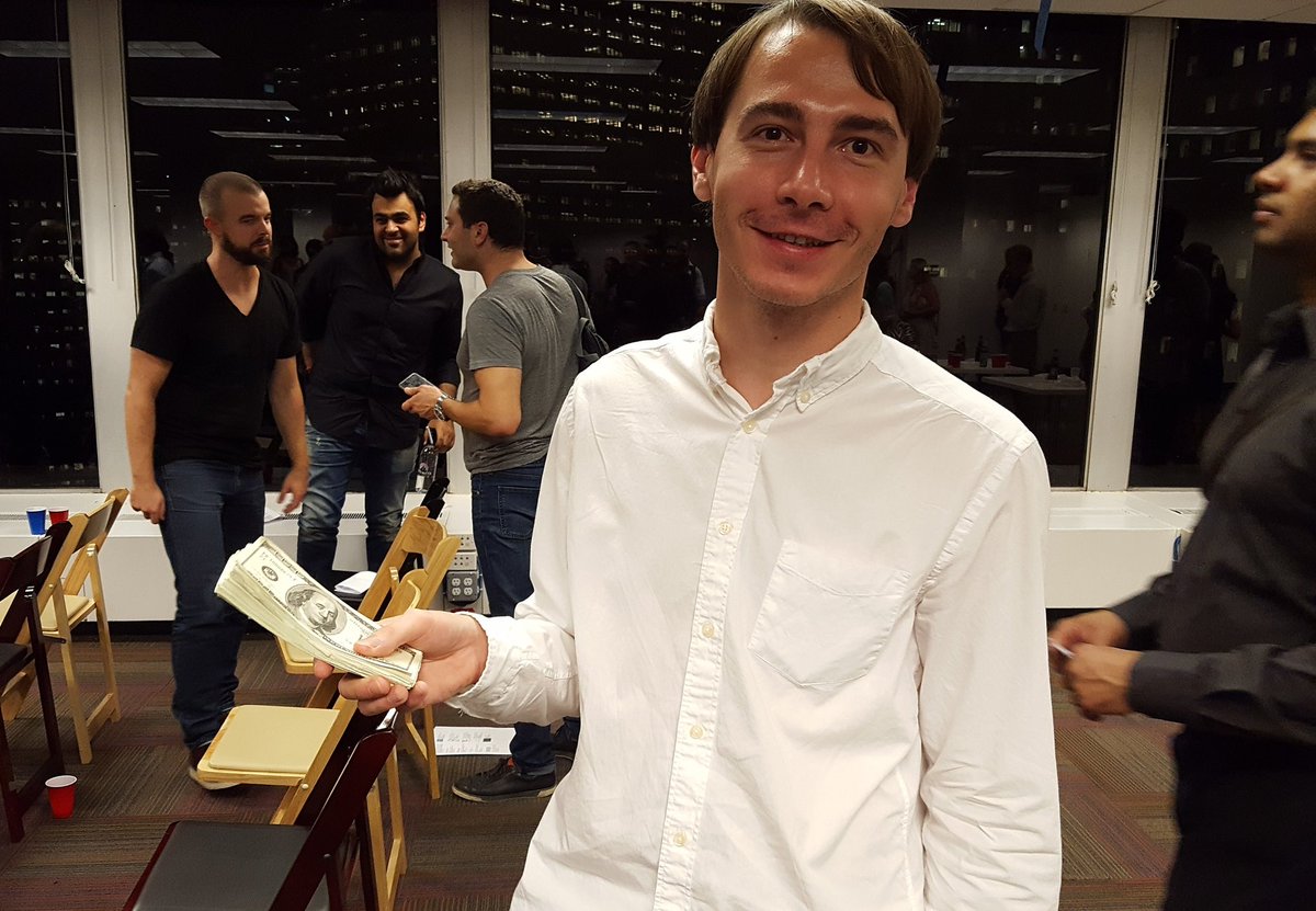 MicRum's tweet photo. First cash raised by @nlpdb in NYC #newtoNYC #startaaccelerator https://t.co/VEZsg1yLNb
