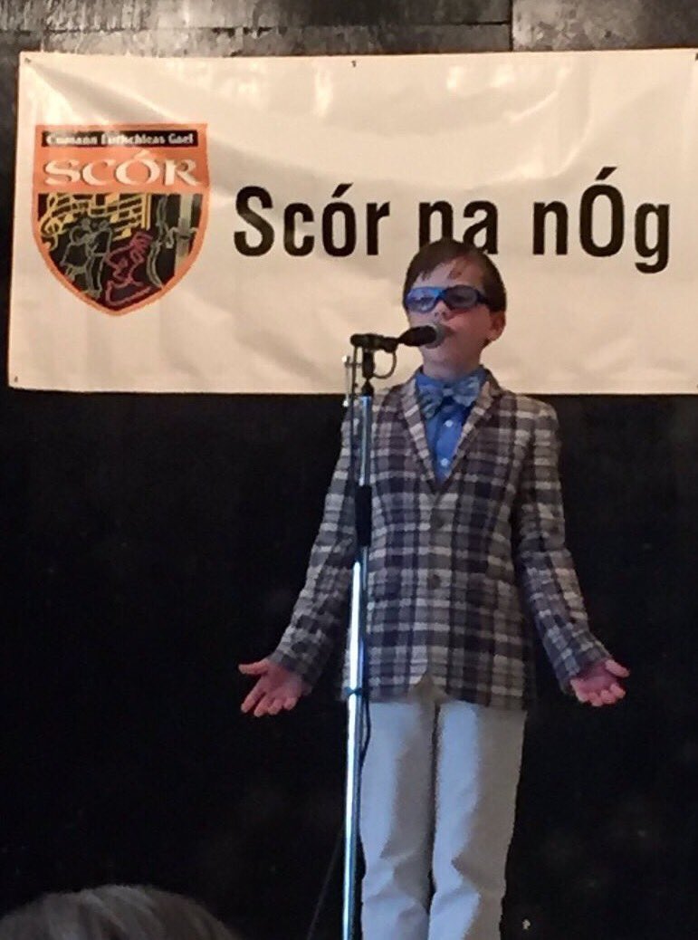Can't wait to see this wee legend representing <a href="/ManhattanGaels/">Manhattan Gaels</a> at #ScórOnBroadway tomorrow night.