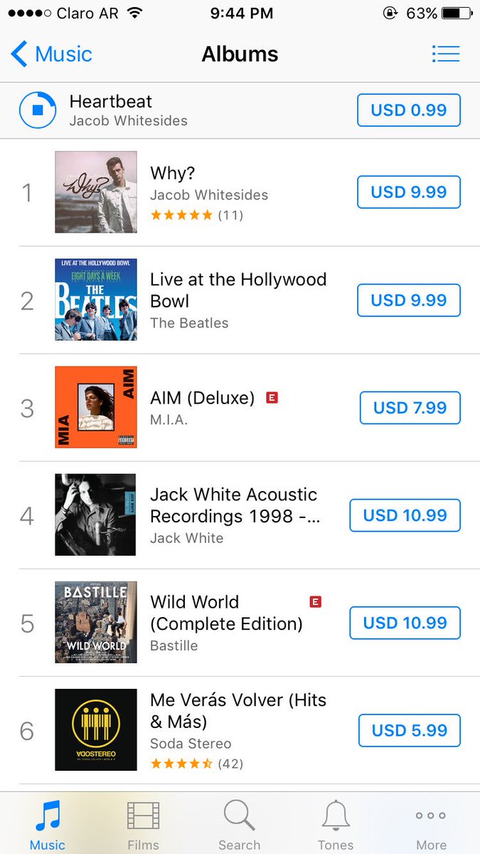 JacobUpdatesSA's tweet photo. #1 in Argentina
#8 in Chile
#12 in Brazil
And it keeps climbing up in the charts! @JacobWhitesides #whyTONIGHT https://t.co/g2znnCFaO0