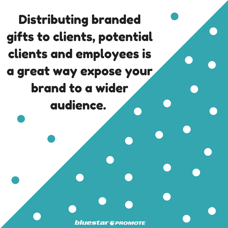 BlueStarPromote's tweet image. Distributing branded #gifts to clients and employees is a great way expose your #brand to a wider audience.