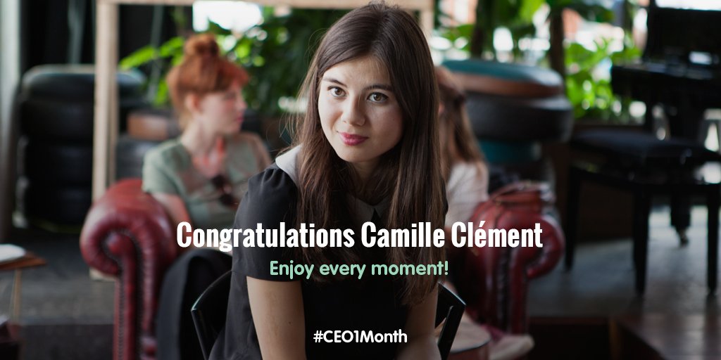 CEOfor1Month's tweet photo. Meet @AdeccoGroup's next #GlobalCEO @Cam_Clement! Congratulations! #CEO1Month https://t.co/cg5UaQCxps