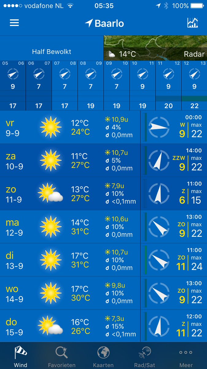 De r zit weer in de maand. September