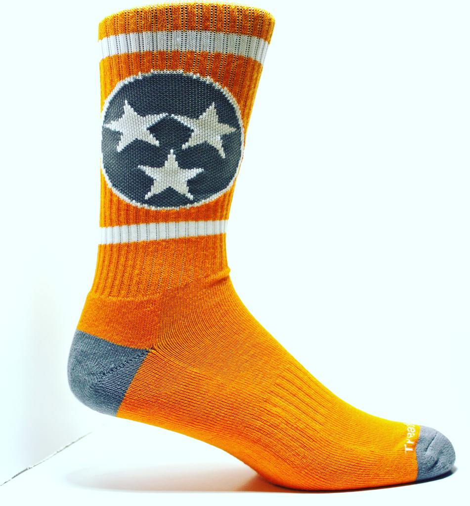 TreadHardShop's tweet photo. Check out our new orange tri star socks.
https://t.co/3UrQeGc9Y0
#TreadHard https://t.co/BEmjrqhT7J