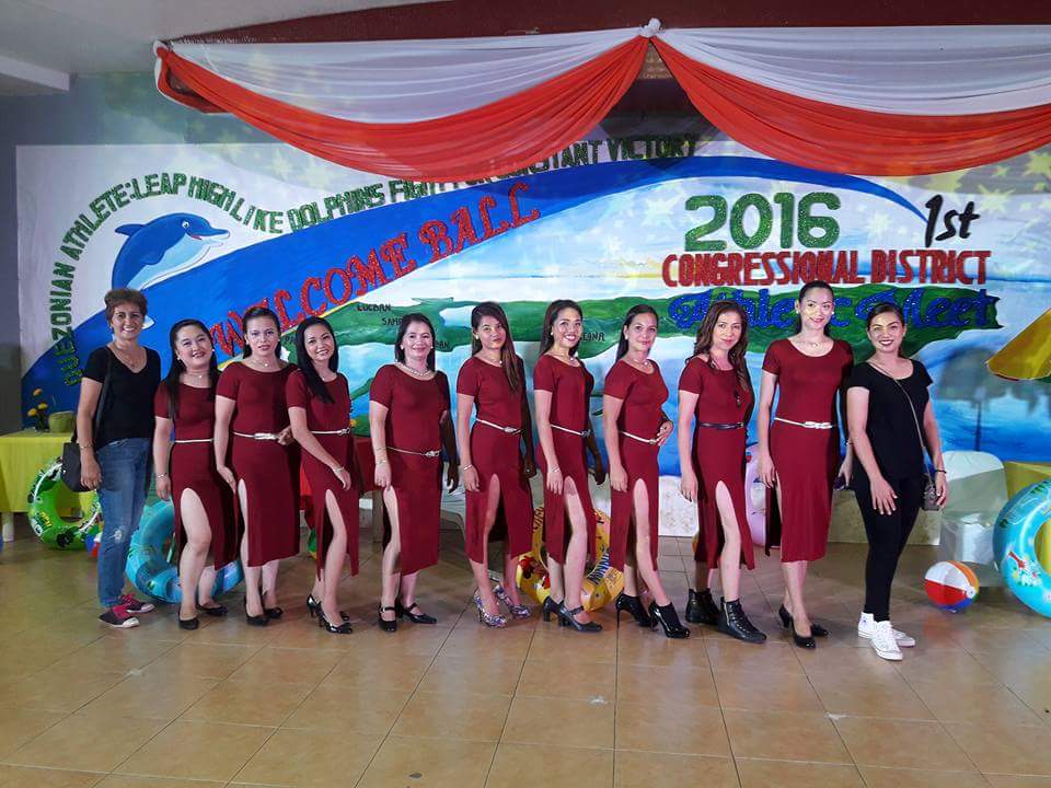 karendivading's tweet photo. Our candidates, este, usherettes! Together with the talent coordinator and the fashion consultant. Hihi!#charinggola https://t.co/ZFcCZu0dox