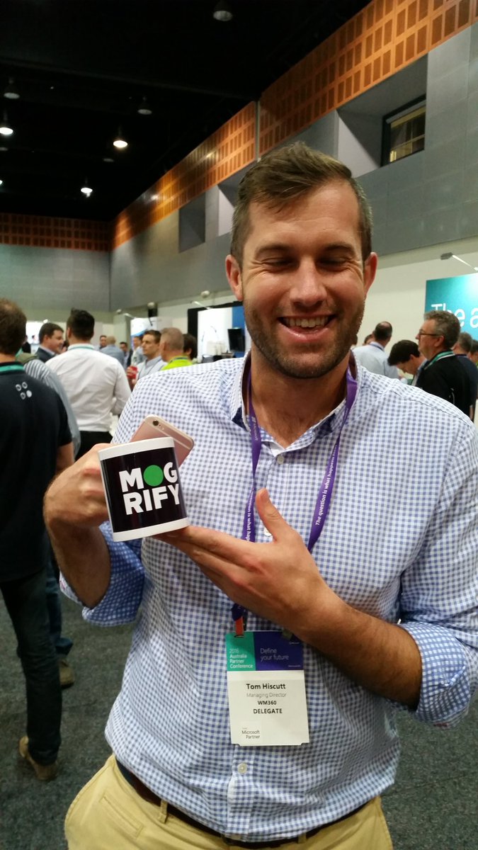 MogrifyAU's tweet photo. @Emerald_Firli @modalitysystems @TomHiscutt - thanks for attending our sessions and nice to see you @ #MicrosoftAPC https://t.co/uTgP6QuraN
