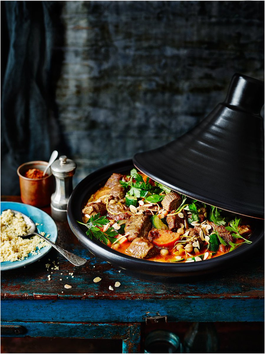 SainsburysMag's tweet photo. The perfect dinner party dish = @StevieParle's lamb tagine! Who's made it? You can find the recipe in #SeptMag https://t.co/r21WjdA1J6