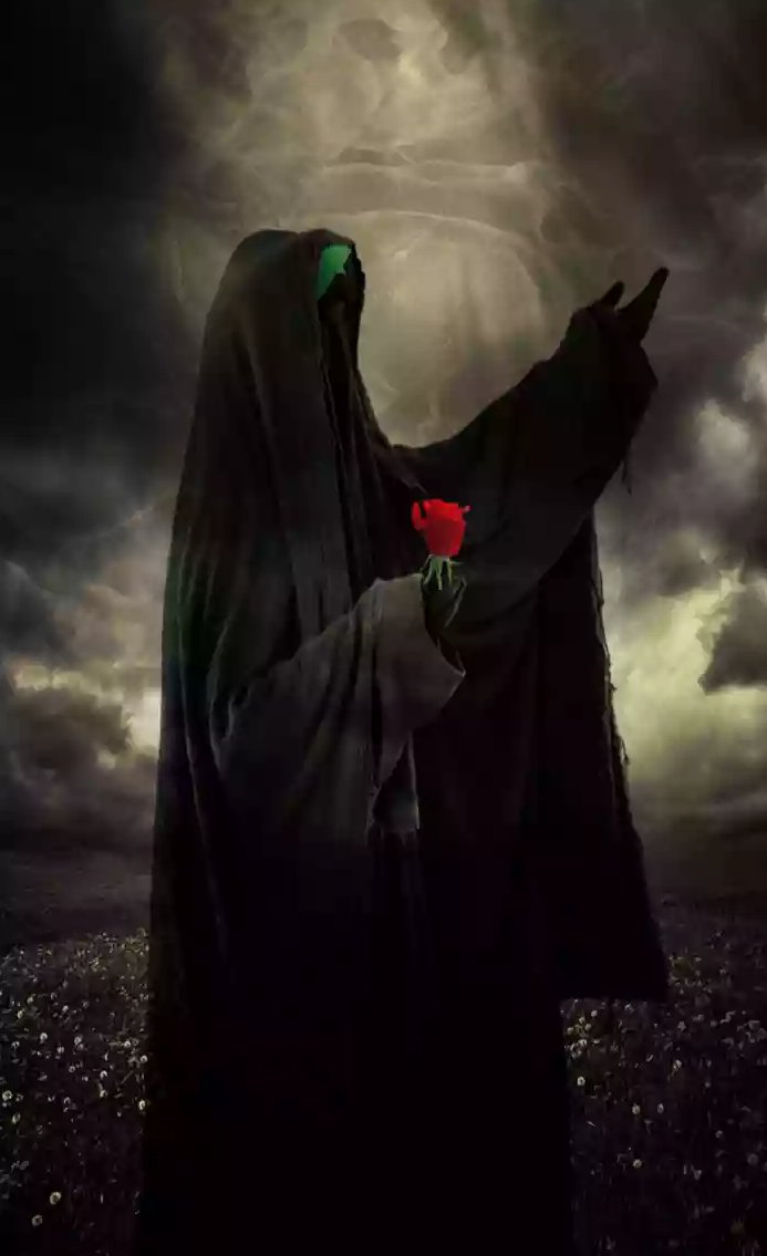 .
.
اليـــوم خالي الــدار محـد بيـها
اليـــوم عـــن زينب رحــل واليـها
حايّرة اليوم العقيلةتنتظر رجعة أبـيها
.
.