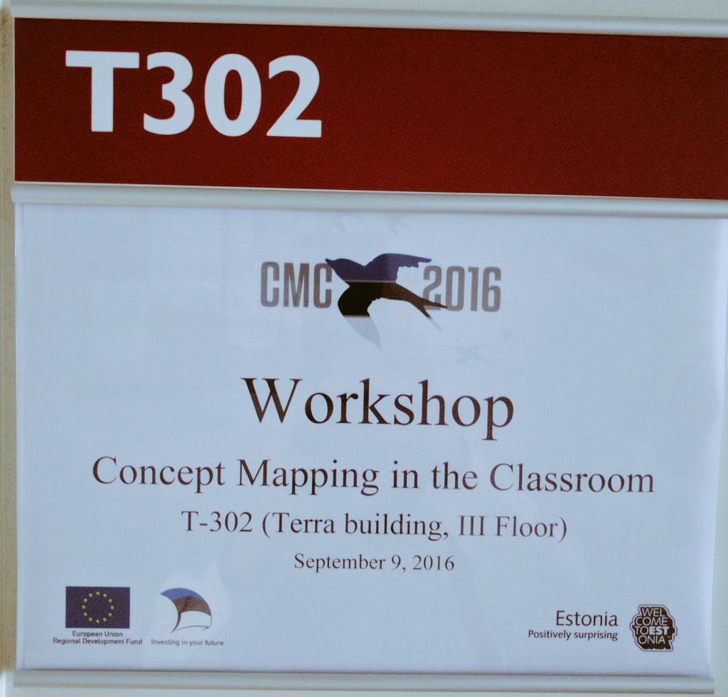 rcarvajal's tweet image. #cmc_2016 workshop is about to start at the University of Tallinn. #cmaptools #conceptmaps
