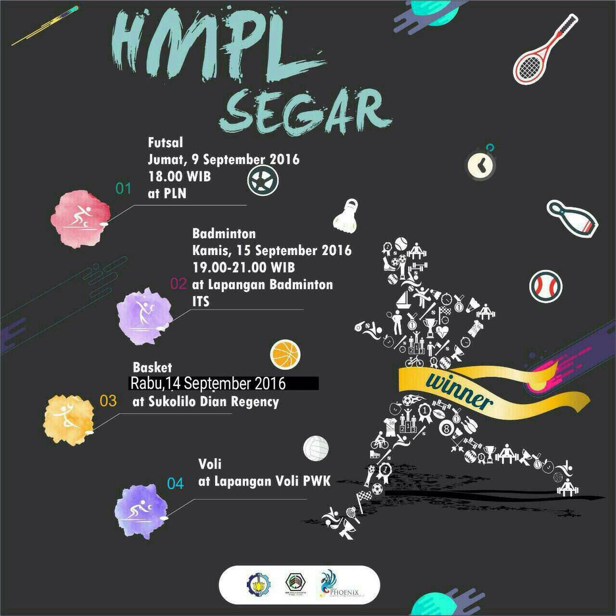 hmplITS's tweet photo. [HMPL Segar]
Yuk ikuti latihan olahraga di PWK. Jangan ragu ragu ajak kanan kirimu!!! Kuy!!!

#HMPLSegar
#PWKJuara https://t.co/gDHek5M4Pt
