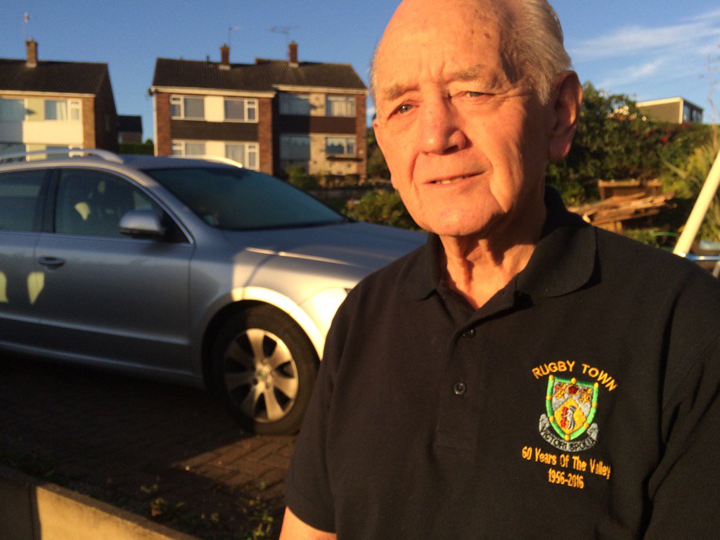 BBCCWR's tweet photo. Rugby Town Football Club celebrates 60 years this weekend. Keith Coughlan is one of the original co founders . https://t.co/MtZPQ0nq8B