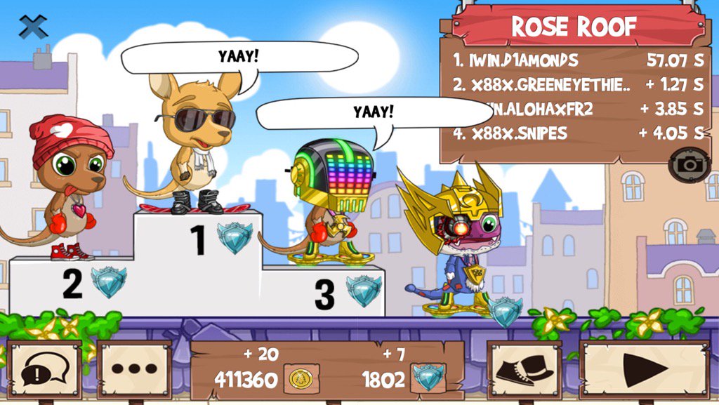 ALOHAxFR2's tweet image. Having a blast @ #funrun2 #D1AMONDS #GREENEYETHIEF #Snipes