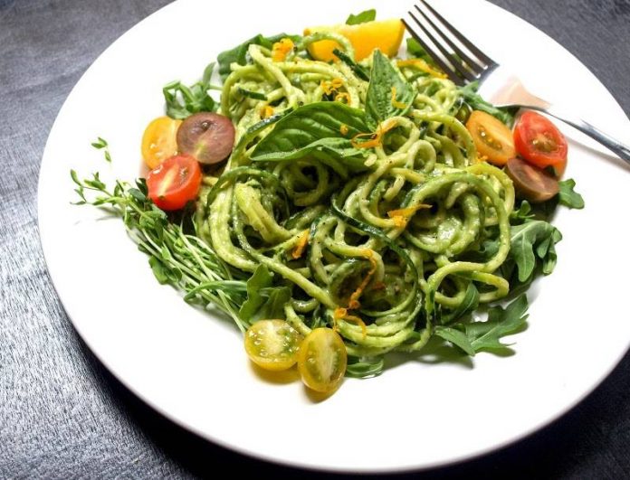 HeraldSpot's tweet photo. Raw Vegan Avocado Basil Sauce with Zucchini #Noodles Recipe
https://t.co/FdR8R3av3p
#RawVegan #ZucchiniNoodles https://t.co/m1uktj8a3e