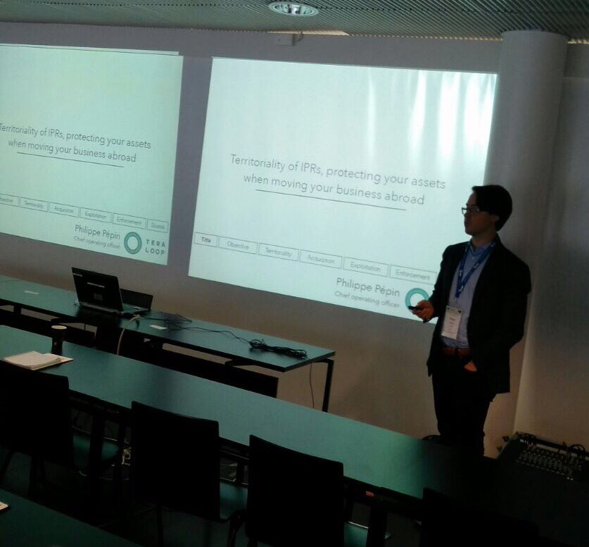 elan_network's tweet photo. Philippe Pepin @TeraloopORG explains how early stage companies should devise their IPR strategies #ELANnetworkFI https://t.co/2ZC7Hdld8A
