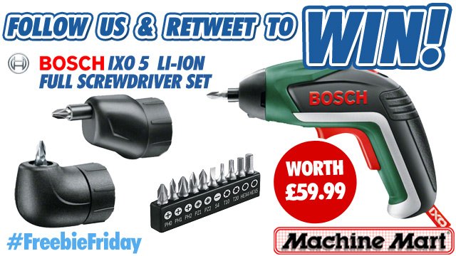 MachineMartUK's tweet image. FOLLOW &amp;amp; RT to get that #FridayFeeling and a chance to #win our #FreebieFriday #Comp. T&amp;amp;C’s Apply. Ends 5.30pm