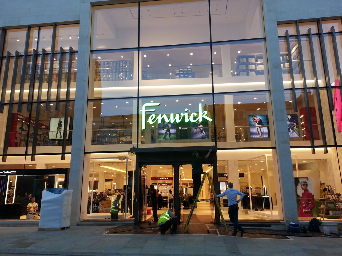 All complete @FenwickStores in #Colchester   #Fenwick #Xperse #signage #illuminatedsign