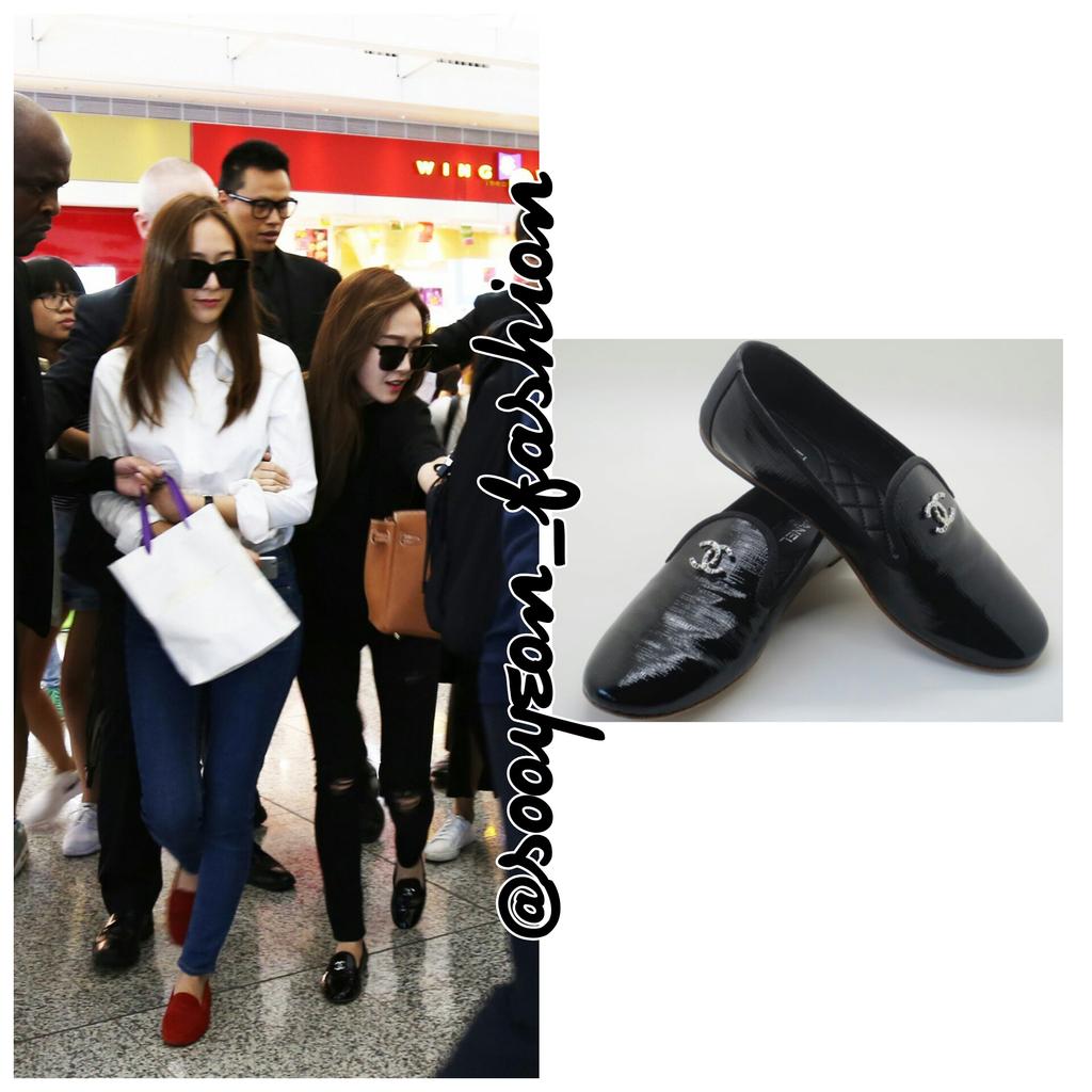 jsy fashion on X: 160707 Hong Kong Airpot CHANEL: Small Trendy CC Flap Bag  (Black), $5600  #JessicaJung   / X