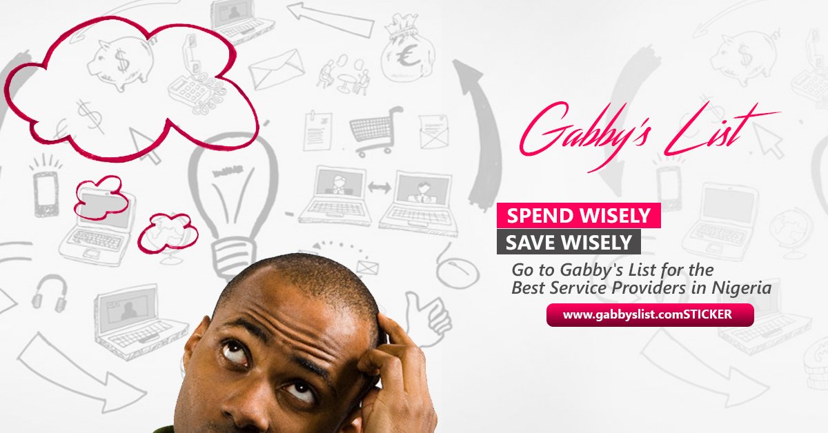 Gabbys_List's tweet photo. Money is Power! Exercise it when you choose to spend. Use the Best Service Providers in Nig. https://t.co/AODigZaiQ5 https://t.co/WXqUQFpq44