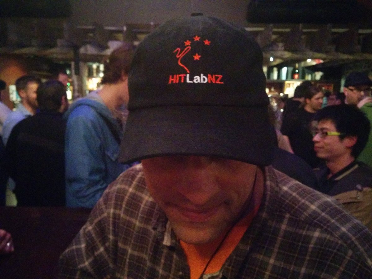 Rocking my new <a href="/HITLabNZ/">HIT Lab NZ</a> hat at #NZGDC16