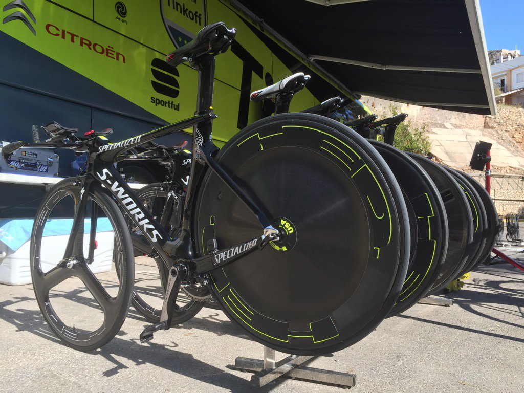 Three hours until our 1st rider rolls down the ramp at <a href="/lavuelta/">La Vuelta</a> ITT <a href="/HEDCycling/">HED Cycling Products</a> <a href="/iamspecialized/">Specialized Bicycles</a>