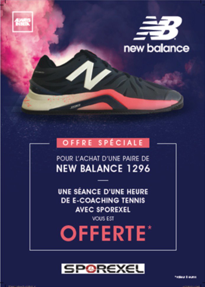 Sporexel's tweet image. Pour l&apos;achat d&apos;une paire New Balance 1296, Sporexel vous offre une séance de E-Coaching! 
#NewBalance #Sporexel