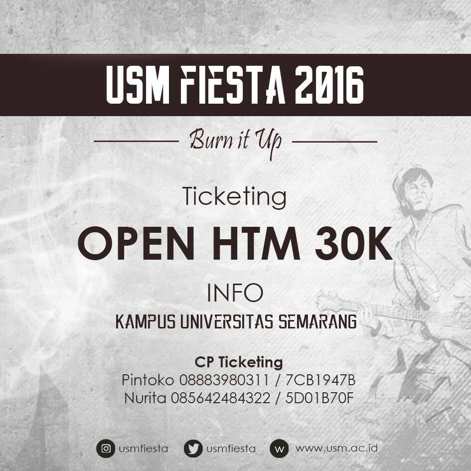 Kita sudah buka HTM nih bagi temen-temen besok kita buka didepan gubernuran ya mulai 17:00-21:00 kita tunggu