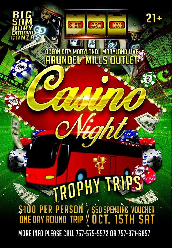 Buddytc's tweet photo. SATURDAY OCT. 15TH! TROPHY TRIPS PRESENTS THE CASINO &amp; OUTLET https://t.co/o64pTpHHBI