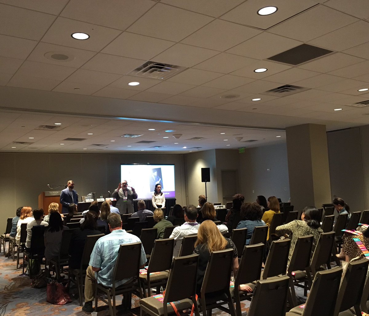 DowntownTempe's tweet photo. Lots of Q&amp;A in the "Killing NYE" session for #IDAATL16 w/ our fearless leader @k_borders + @thebrightbros! https://t.co/nyIqZnys1F
