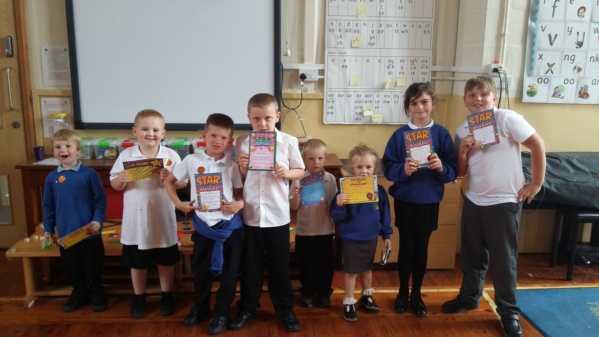 Great first week back at Barrowhill. Here are our STARS this week for some amazing achievements #DreamBig