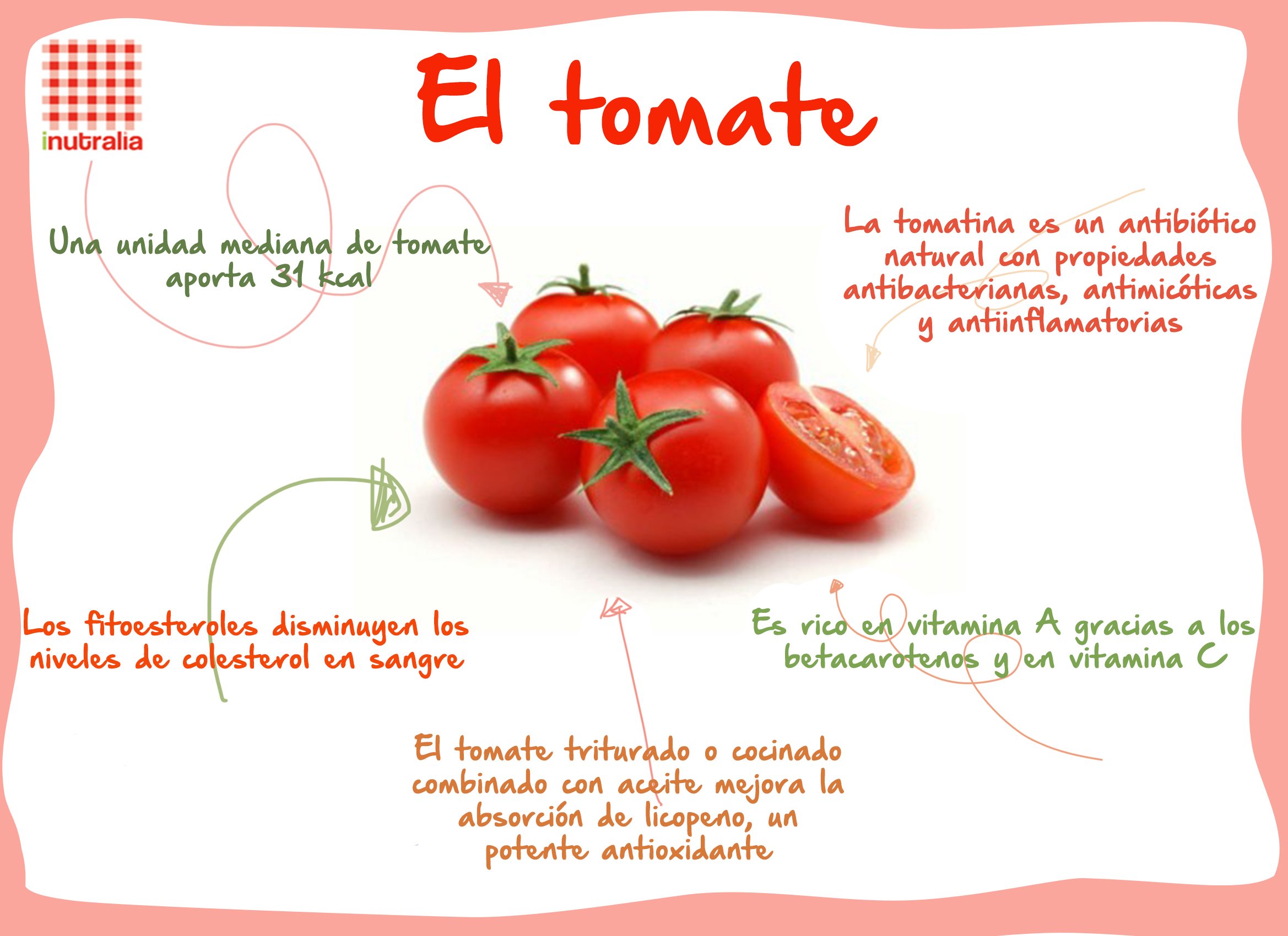 El tomate es bueno para el estreñimiento