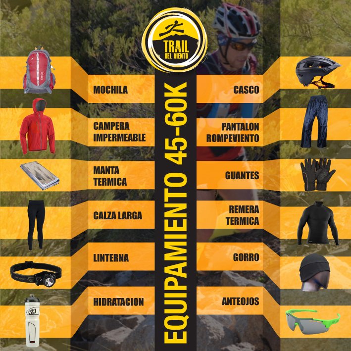 traildelviento's tweet photo. --[ EQUIPAMIENTO 45 Y 60K ]--
Trail del Viento 2° edición - Norte neuquino - 9 de octubre
https://t.co/HIPI2bStgv https://t.co/u3b17zBSsM