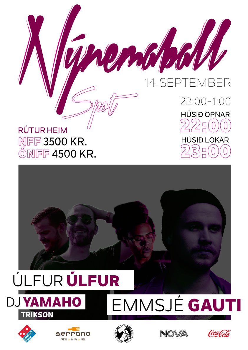 Miðasalan er í fullum gangi! Tryggið ykkur miða sem fyrst! 🔥🎉❤