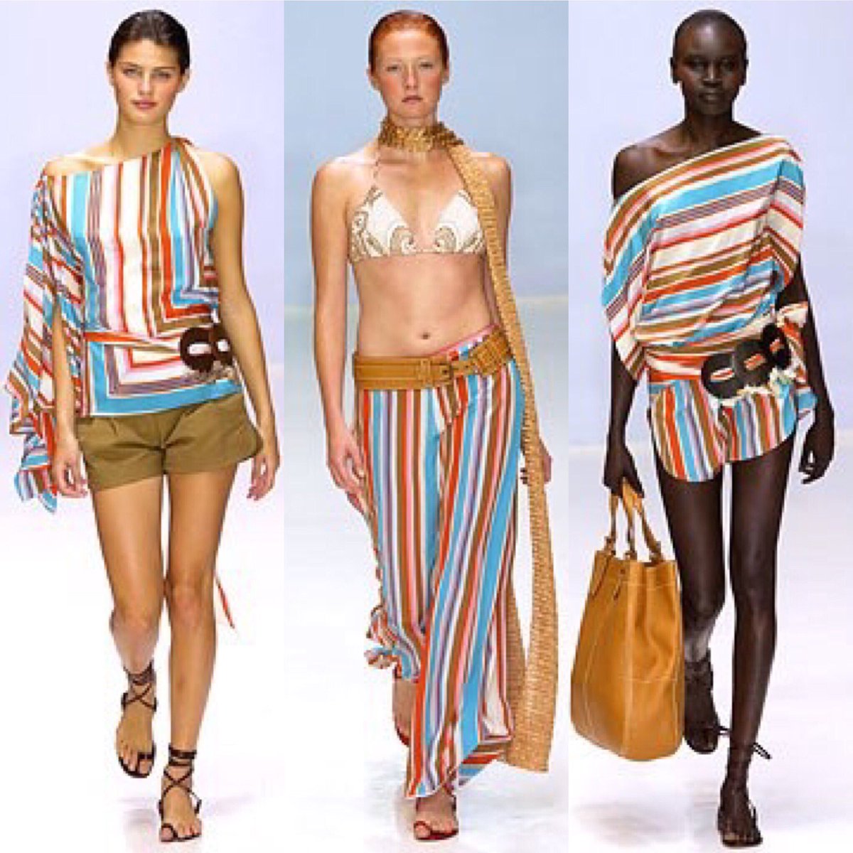 PeterSom's tweet photo. #FBF stripe it up! #ss03 @IsabeliFontana #MaggieRizer @alekwek #FlashbackFriday https://t.co/sU07VMsAP2