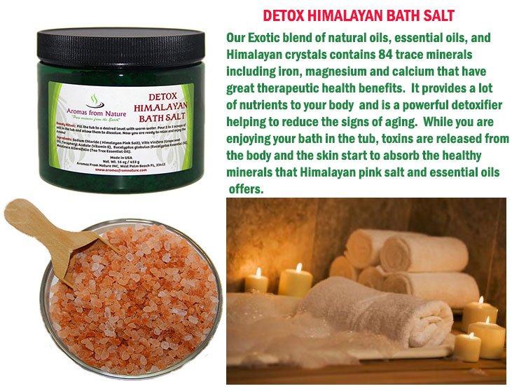Detox Himalayan Bath Salt... Just #relax and #Enjoy the benefits of this wonderful crystals! <a href="/AromasfromN/">Aromas From Nature</a> #BathSalts