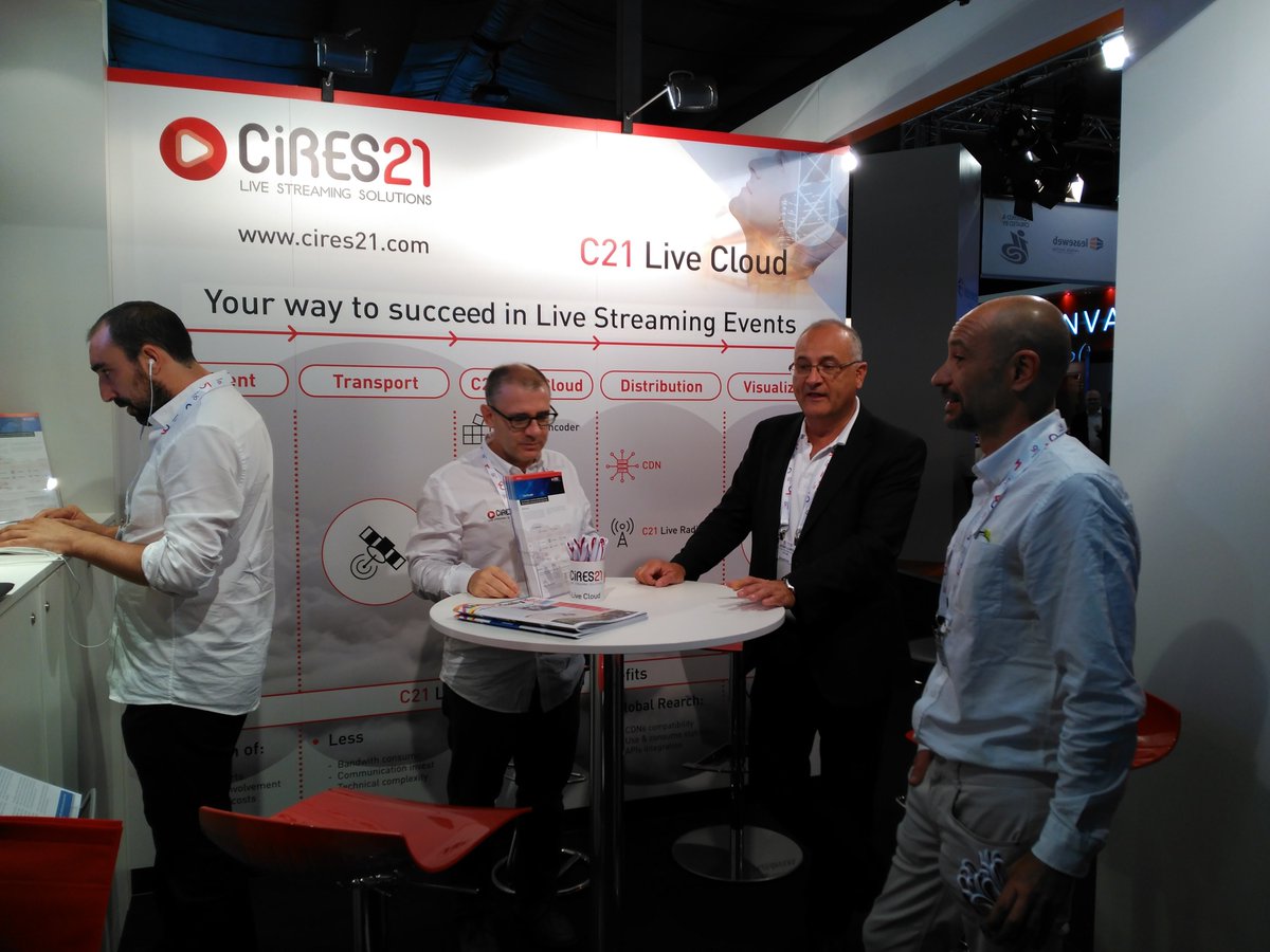 Cires21 team ready to see you <a href="/IBC2016/">IBC 2016</a>, come to booth#14K06 &amp; learn on C21 Live Cloud