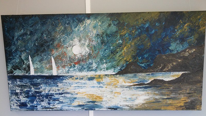 See attached an invitation to the Gallery's forthcoming exhibition featuring "The Sea" by Josep Aragones Zafra.